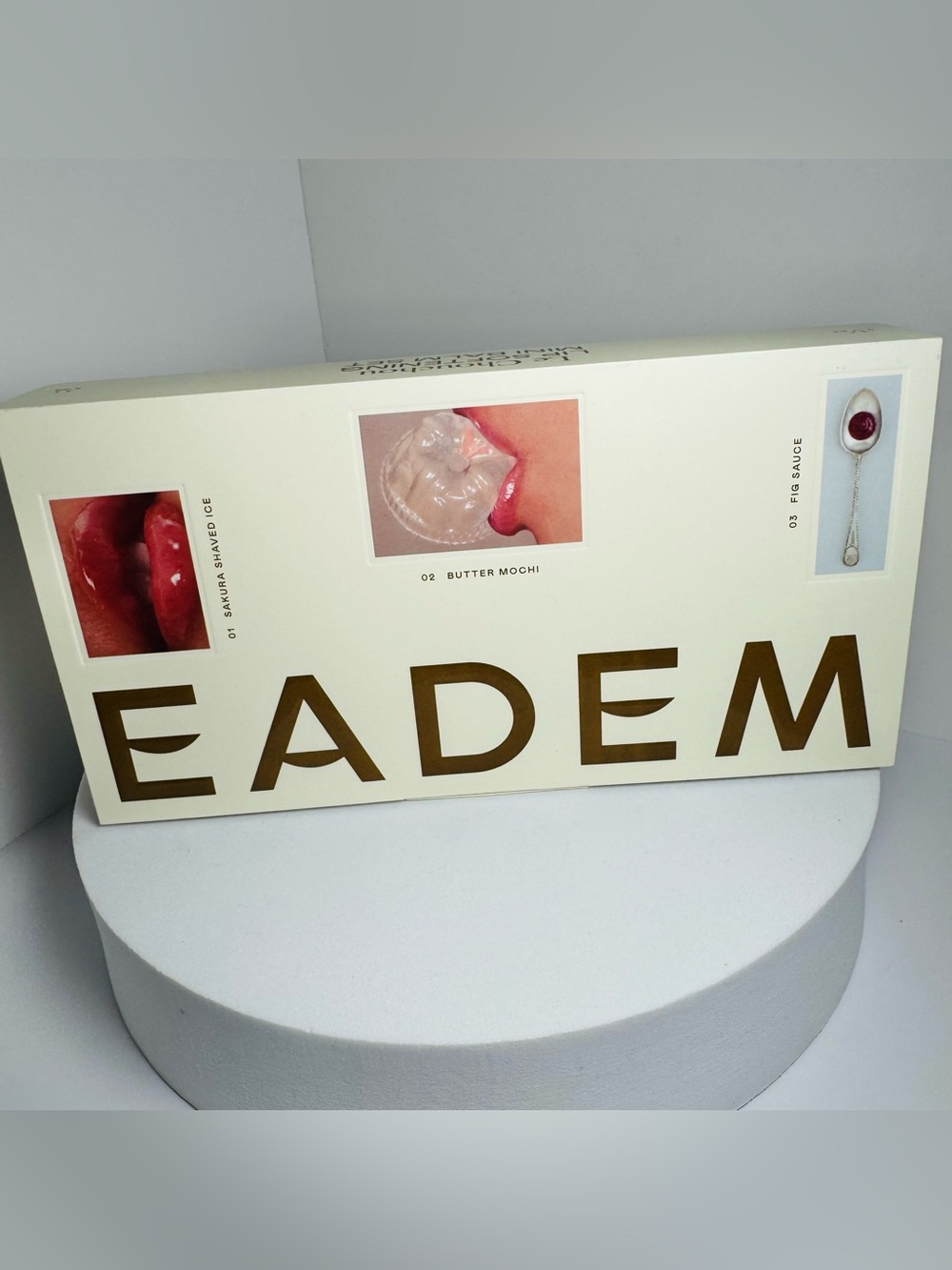 EADEM Lip Care Set in Butter Mochi - Beige/Gold Packaging